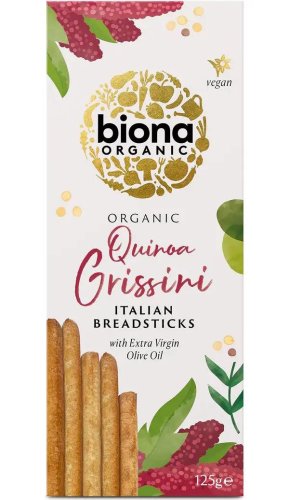 Grisine cu quinoa si ulei de masline, eco-bio, 125g biona