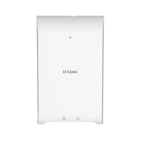 Access Point D-Link wireless 1200Mbps DAP-2622, Gigabit, 2 antene interne, IEEE802.3at PoE, Dual Band AC1200, Wave 2 Wall-Plate