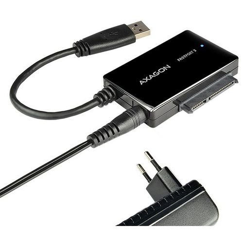 Adaptor AXAGON ADSA-FP3, USB3.0 - SATA 6G HDD/SSD/ODD (Negru)