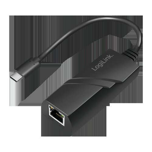 Adaptor placa de retea LOGILINK UA0238A, USB 3.2 Gen1 USB-C, port RJ-45, 1000 Mbps