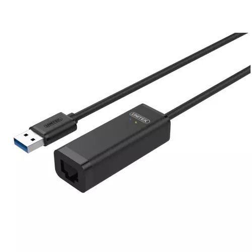 Adaptor Unitek Fast Ethernet; Y-1468, USB, Negru