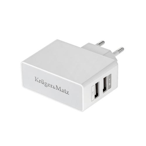 Alimentator retea Dual USB 2100 mAh Kruger&Matz KM0017-A