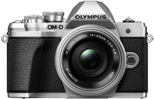 Aparat Foto Mirrorless Olympus E-M10 MARK III Pancake Zoom, 16.1 MP, Filmare 4K, WI-FI (Argintiu)
