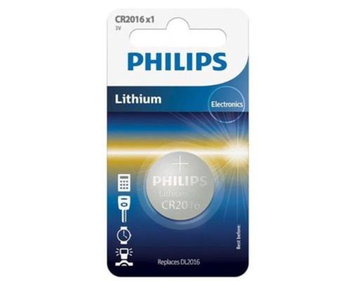 Baterie LITHIUM CR2016 BLISTER PHILIPS