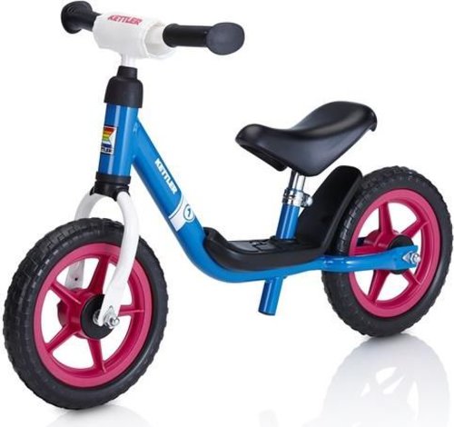 Bicicleta Kettler Run Girl, fara pedale, Roti 10inch (Albastru/Roz)