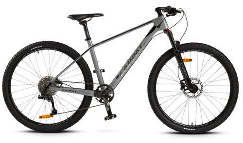 Bicicleta Mountain Bike CARPAT PRO CARBON C275C, Roti 27.5inch, Schimbator spate A7 L-TW00 10 viteze, Frane Hidraulice Disc, Cadru Carbon (Gri/Negru)