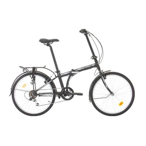 Bicicleta Pliabila Sprint SPR-BK19RU0310 Urban, Roti 24inch, 7 viteze (Negru)