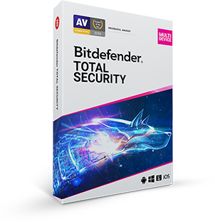 Bitdefender Total Security 2021, 10 PC, 1 an, Licenta noua, BOX/Retail