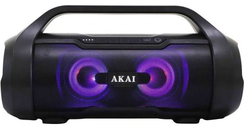 Boxa Portabila Akai ABTS-50, Bluetooth, rezistenta la apa, Radio FM , USB, SD card (Negru)