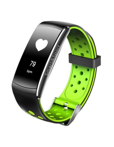 Bratara Fitness iUni Z11 Plus, Display OLED, Bluetooth, Pedometru, Monitorizare puls, Notificari, Android si iOS (Verde)