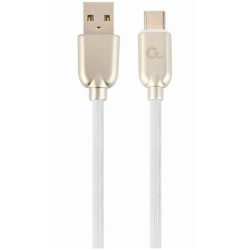 Cablu alimentare si date Gembird, USB 2.0 (T) la USB 2.0 Type-C (T), 1m, Alb, CC-USB2R-AMCM-1M-W