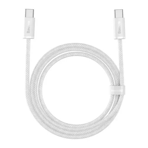 Cablu date si incarcare Baseus USB-C la USB-C 5A 100W Dynamic Series, 1m, alb