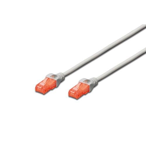 Cablu de corectie, Digitus, CAT6, U-UTP, 0.25 m, Alb DK-1617-0025/BL