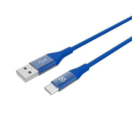 Cablu de date Celly USBTYPECCOLORBL, USB-A - USB Type-C, 15W/3A, 1m (Albastru)