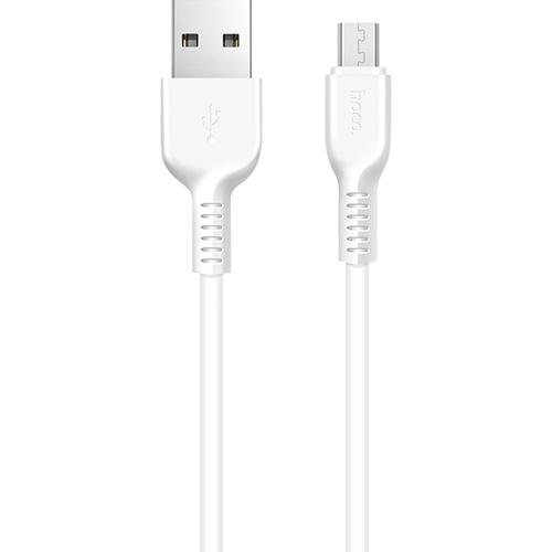 Cablu de date Hoco X13 Easy, USB - MicroUSB, 1m, 2A, Alb