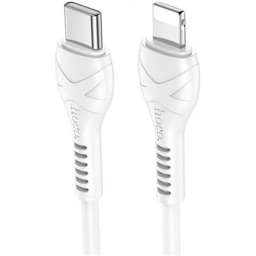 Cablu de Date HOCO X55 Trendy, USB Type-C - Lightning, 1m, 20W, Alb