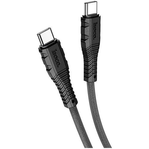 Cablu de Date HOCO, X67 Nano, USB Type-C - USB Type-C, 1m, 3A, Negru