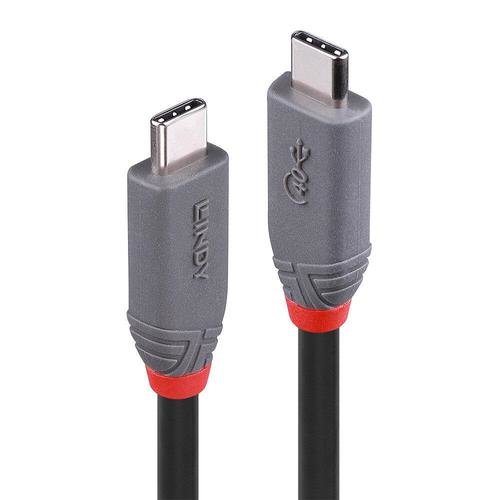 Cablu de date Lindy LY-36947, 0.8m, USB 4 Type C, 40Gbps