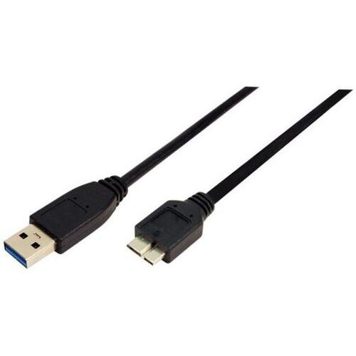 Cablu de date Logilink, CU0028, USB 3.0 (T) la Micro-USB 3.0 (M), 3m, Negru
