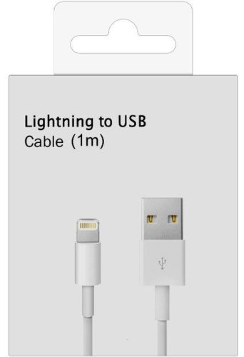 Cablu de date OEM, USB-A - Lightning, 18W, 1m (Alb)