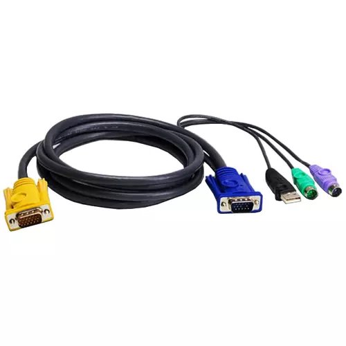 Cablu KVM ATEN 22L-5302UP, USB, PS/2, 1.8 m