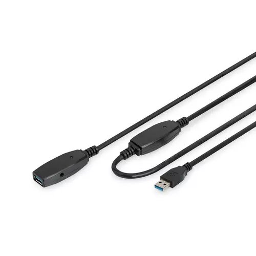 Cablu prelungitor activ USB 3.0 tata-mama 15 metri