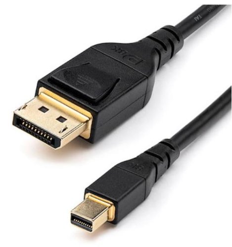 Cablu StarTech DP14MDPMM2MB, Mini-DisplayPort, DisplayPort 1.4, 8K/60Hz, 2m (Negru) 