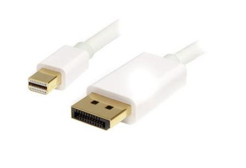 Cablu StarTech MDP2DPMM2MW, DisplayPort, Mini DisplayPort, 4K/60Hz, 2m (Alb)