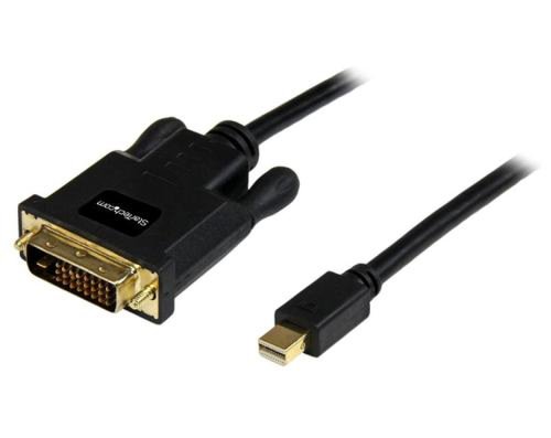 Cablu StarTech MDP2DVIMM10B, Mini DisplayPort, DVI, 1080p, 3m (Negru)