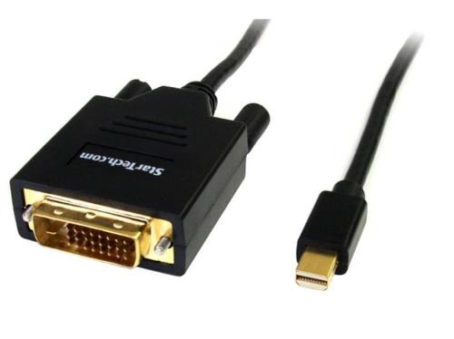 Cablu StarTech MDP2DVIMM6, Mini DisplayPort, DVI, 1.8m (Negru)