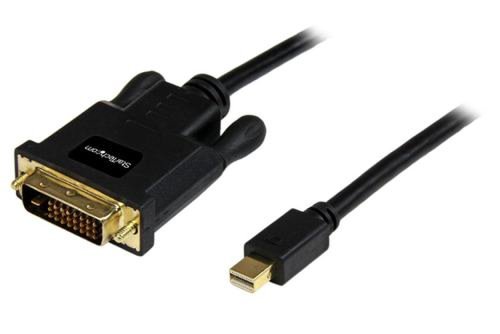 Cablu StarTech MDP2DVIMM6B, Mini-DisplayPort, DVI-D, 1.8m (Negru) 