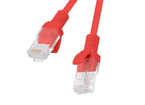 Cablu UTP Lanberg PCU6-10CC-0300-R, CAT.6, 3m (Rosu)