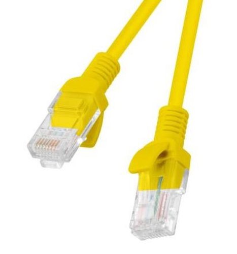 Cablu utp Lanberg pcu6-10cc-1500-y, patchcord, cat.6, 15 m (galben)