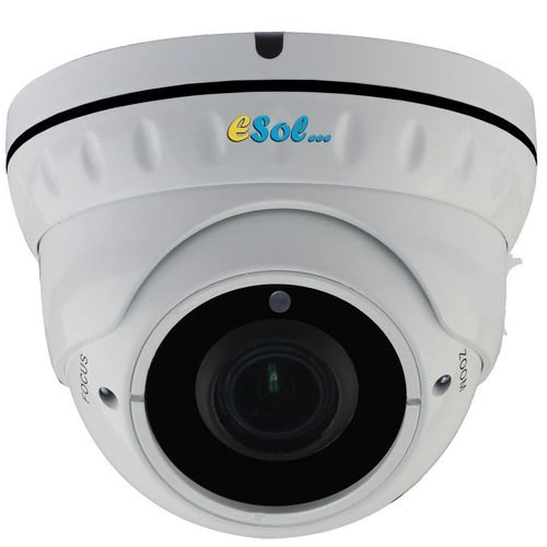Camera supraveghere video e-Sol DV800L/30A, Dome, 8MP, 1/2.5inch CMOS Senzor, lentila 2.8 - 12 mm, DWDR (Alb)