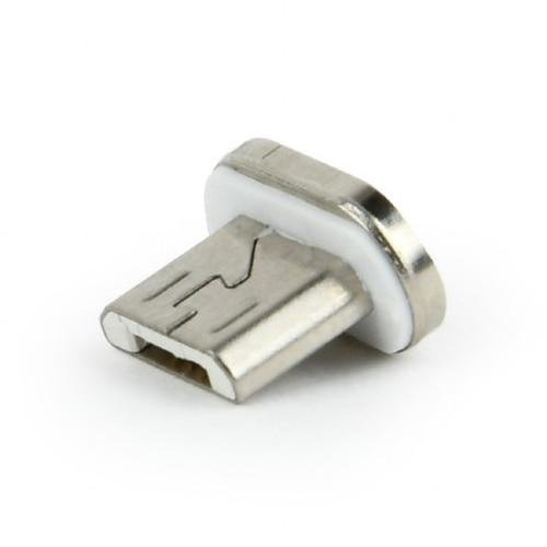 Cap magnetic pentru Cablu Gembird, USB 2.0, Micro-USB (T), Alb, CC-USB2-AMLM-mUM