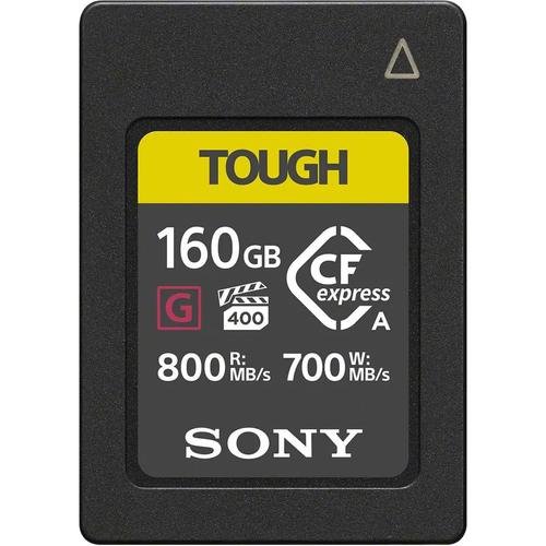 Card de memorie Sony Tough CFexpress Type A, 160GB, 800MB/s Citire, 700MB/s Scriere, Negru