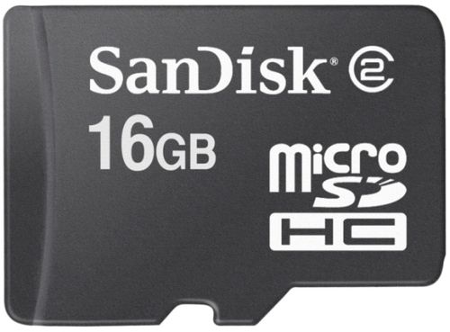 Card SanDisk microSDHC 16GB