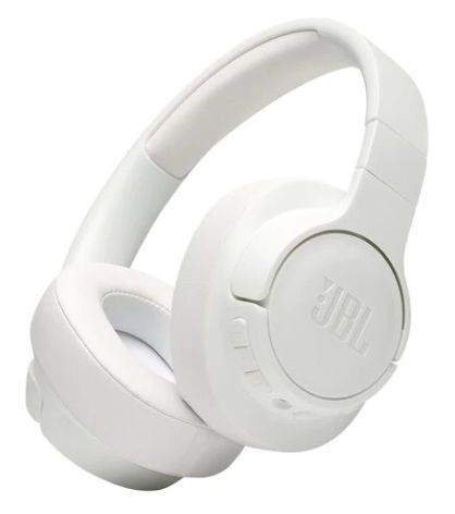Casti Stereo JBL Tune 750BTNC, Active Noise Cancelling, Pure Bass, Hands-Free & Voice Control, Multi-Point Connection, Bluetooth Streaming, 15H Playback (Alb)