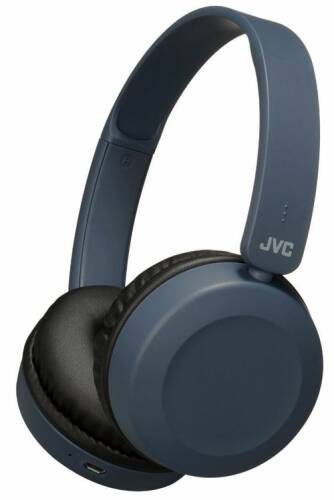 Casti Stereo JVC HA-S31BT-A-U, Bluetooth, Microfon (Albastru)