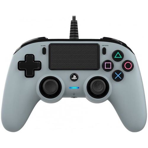 Controller cu fir Nacon Compact pentru Playstation 4, Argintiu