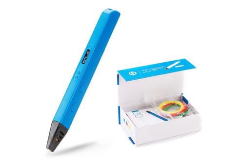 Creion 3D iSEN D14, 3 filamente color (Albastru)