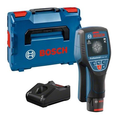 Detector de metale Bosch Professional D-TECT 120, 1200 mm adancime lucru, ± 10 mm precizie, LBOXX, 1 x 1.5Ah, incarcator rapid