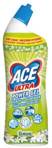 Detergent inalbitor Ace Ultra Power gel Lemon, 750ml