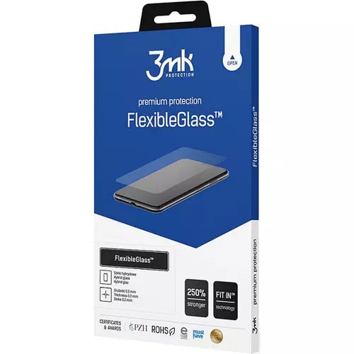 Folie de protectie 3MK FlexibleGlass pentru iPhone 13 Pro Max, Hybrid glass, 7H, 0.3mm, Transparent