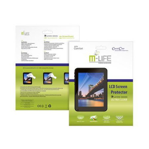 Folie Protectie M-Life ML0630, Universala, pentru tablete de 7inch (Transparent)
