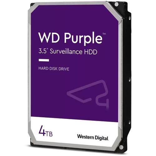 HDD Western Digital Purple 4TB, 5400rpm, 256MB cache, SATA-III, 3.5inch