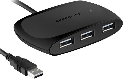 Hub USB Speedlink Snappy SPL00057, 4 x USB (Negru)