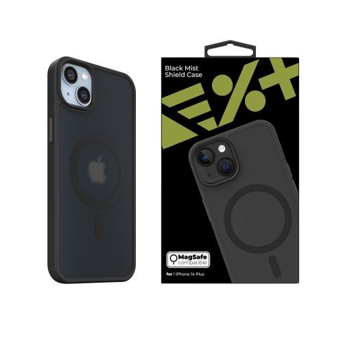 Husa de protectie NEXT ONE compatibila MagSafe pentru iPhone 14 Plus, Negru