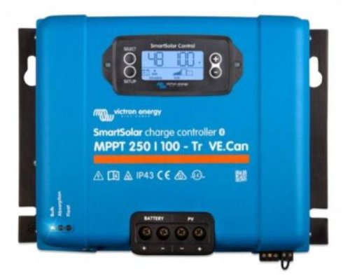 Incarcator solar Victron Energy SmartSolar MPPT 250/100-Tr-VE.Can, Bluetooth (Albastru)