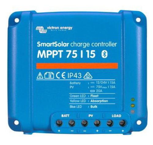 Incarcator solar Victron Energy SmartSolar MPPT 75/15, Bluetooth (Albastru)